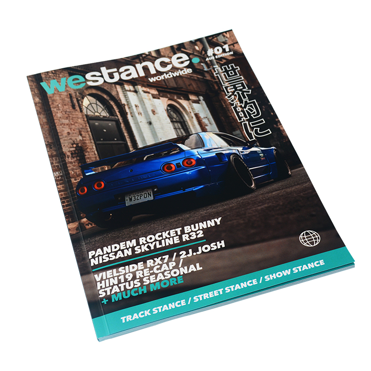 Glossy Varnishing custom Magazine Printing Services 4c 4c inner material