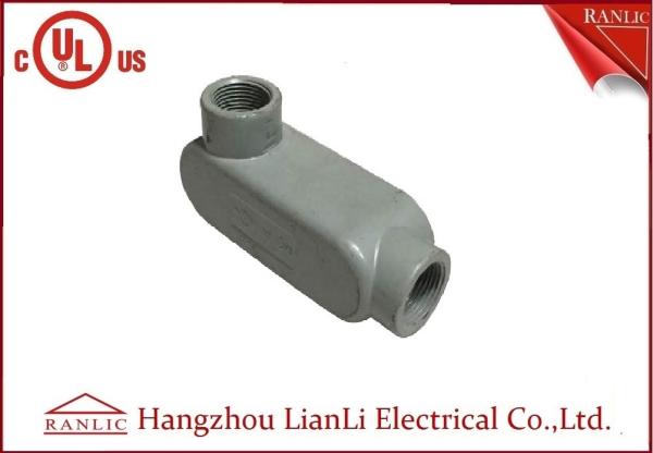 Buy cheap Grey 3/4 inch 1 inch Aluminum Rigid Conduit Body PVC Coated Female Thread from wholesalers