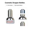Buy cheap 20ml White Cylindrical Smooth Glass Bottle With Golden/Silver Drop For Empty Dropper Bottle from wholesalers