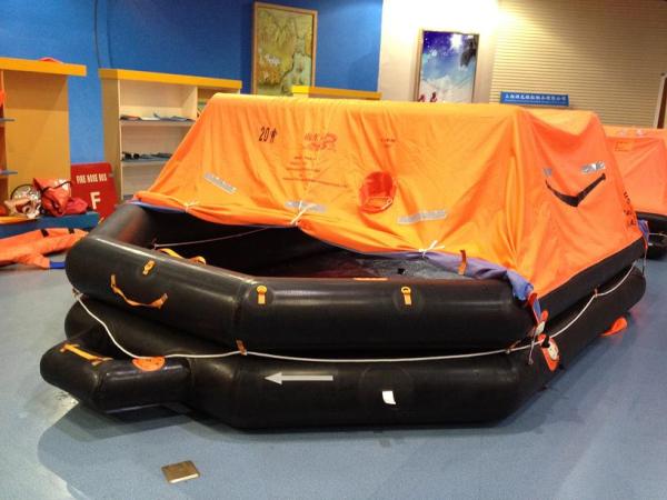 Buy cheap Throw Over Board Inflatable Liferaft For 25 persons from wholesalers