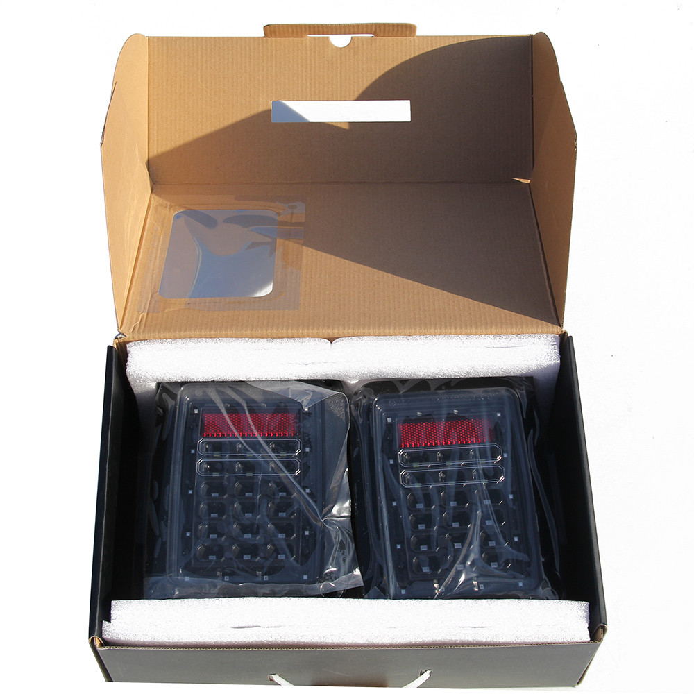 DC12V CE IP 68 Convertible Color Wrangler LED Tail Lights Brake / Reverse Light Red / Yellow / White