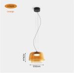 Nordic Simple Colorful Glass Restaurant Pendant Lamps For Bar Living Dining Room