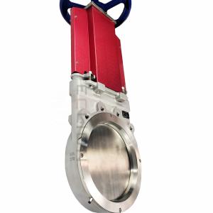 Wholesale DN600 316SS Knife Pneumatic Gate Valve For Food Industry from china suppliers