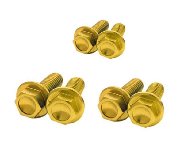 IATF16949 Passed Factory Custom Hex Head fasteners Carbon Steel Gold Bolts Brass