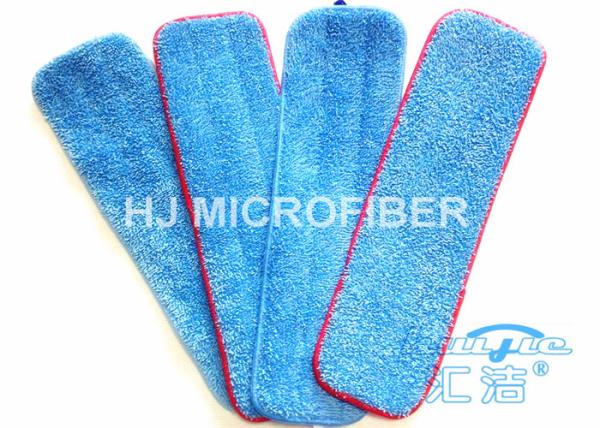 Buy cheap Blue Floor 18 Inch Microfiber Mop Pads / Dust Pads 80% Polyester For Home from wholesalers