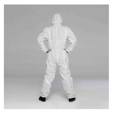 TUV Disposable Waterproof Coveralls , PP Medical Protective Clothing
