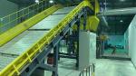 Full Automatic Industrial Waste Shredder Rubber Recycling Machine , Rubber Tire