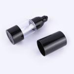 ABS PP 30ml 50ml Refillable Airtight Cosmetic Airless Pump Bottles