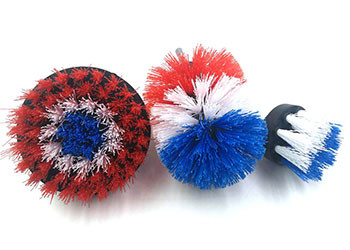 Eco - Friendly Drill Cleaning Brush Floor Scrub Brushes Set Multi Color