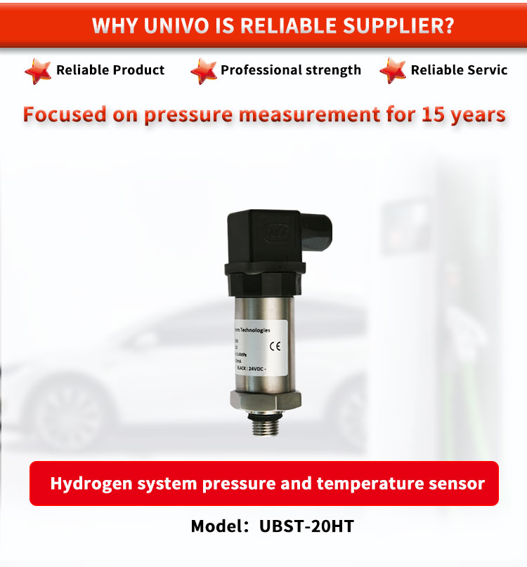 UBST-20HT Hydrogen System Pressure Sensors with Wide Operating Temperature Range