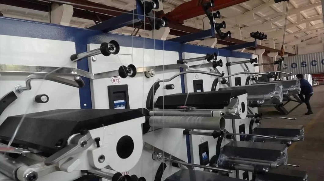 Automatic Plastic Flat Yarn Magnetic Drive Deviation Winder