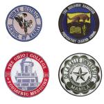 Heat Press Transfer 120D School Uniform Logo Patches Embroidery