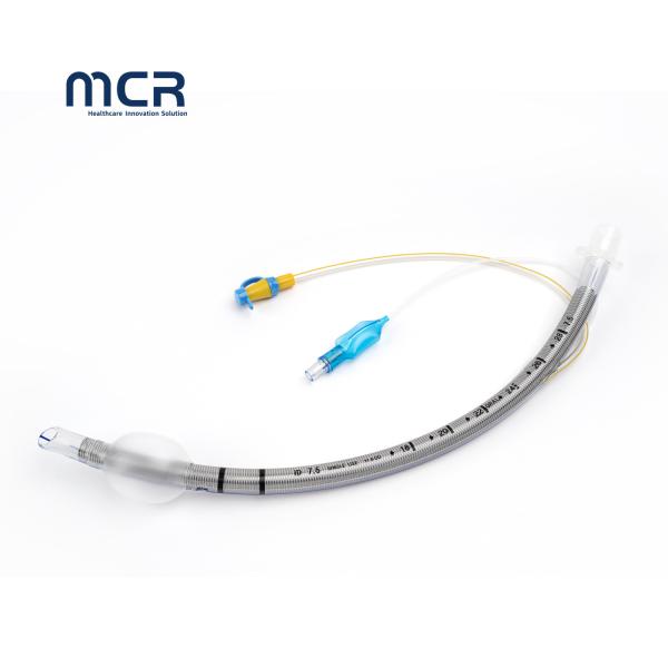 Buy cheap Surgical PVC Reinforced Endotracheal Tube With PU Cuff from wholesalers