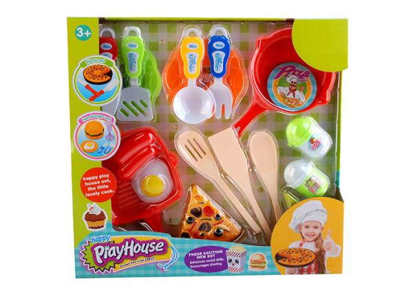Role Play Children's Kitchen Cooking Set , 18 Pcs Childrens Play Kitchen