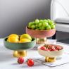 Buy cheap Porcelain Fruit Bowl On Sliver Stand For Serving Desserts And Snacks In European Style from wholesalers