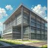 Buy cheap Good Toughness Steel Structure Office Building Metallic Materials from wholesalers
