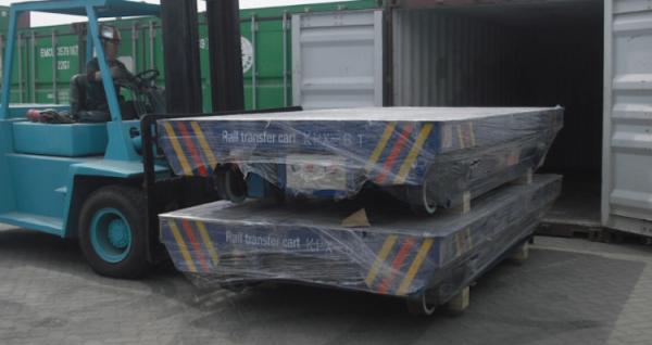 Buy cheap Cargo Delivery Rail Motorized Transfer Trolley 6 Ton Q235 Or Q345 Mild Steel from wholesalers