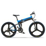 26 Inch Electric Folding Bike , 400W Lankeleisi Electric Bike 10AH L G Battery