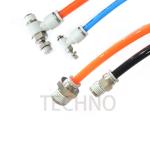 US98A080050 PU Hose Pipe Anti Abrasion Orange Plastic Air Hose