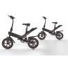 Buy cheap Collapsible Electric Commuter Bike , Electric Powered Bicycles Inflated Tire from wholesalers