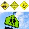 Buy cheap Customized Reflective Traffic Signs Roadway Signs For Pedestrians School Bus from wholesalers