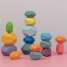 Buy cheap Rocks 190g Baby Building Blocks Wooden Stones Sets Montessori from wholesalers
