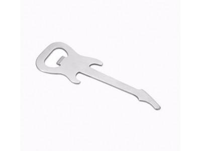 Buy cheap Stainless Steel Guitar Shape Bottle Opener,Cheap promotion gift, stamped stainless steel guitar shape beer bottle opener from wholesalers