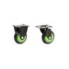 Buy cheap 4 Inch Mute Heavy Duty Trolley Cart Wheel Harmless Rubber Material from wholesalers