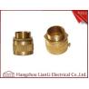 Buy cheap 20mm 25mm Brass Flexible Conduit Adaptor With Screw Nickle Plated from wholesalers