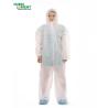 Buy cheap 55gsm PP Hooded Chemical Disposable Coveralls from wholesalers