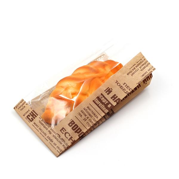 Buy cheap Brown/White Kraft Bakery Bags With Window Customizable Durable Eco Friendly from wholesalers