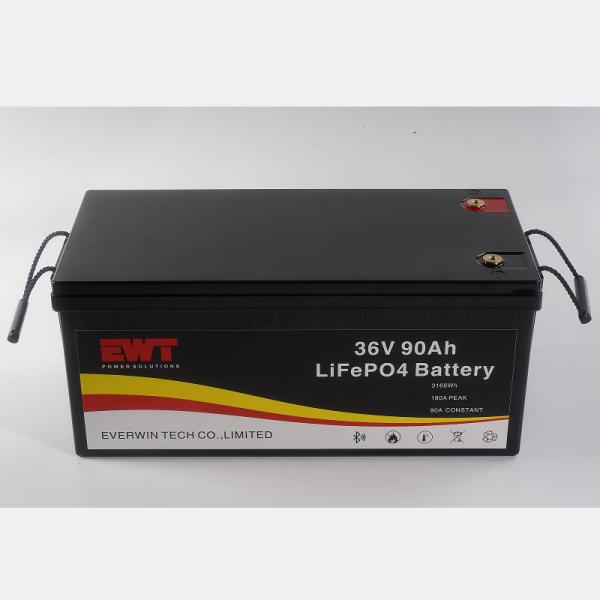 Quality 36V 90AH LifePo4 Battery Pack OEM Service Sale with Storage Humidity 65±20% RH High Safety for sale