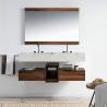 Buy cheap Custom LED Waterproof Bathroom Mirror Cabinet Waterproof Modern Wall Mount Vanity from wholesalers