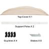 Buy cheap 50*50*62''Inch Outdoor PVC Transparent Waterproof Single Layer Fiberglass Frame Pop Up Sports Tent With UV Protection from wholesalers