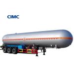 50m3 Gas Tanker Trailer LPG Tanker Semi Trailer With -20/50C Design Temperature