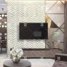 Buy cheap Carrara Marble Mixed Brass Herringbone Mosaic Tile 300x300mm Anti - Slip from wholesalers