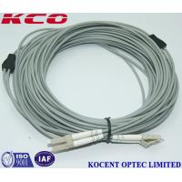 Buy cheap OM3 OM4 OM5 LC Duplex Fiber Optic Patch Cord / Armoured Fibre Optic Cable product