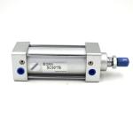 SC Series Pneumatic Air Cylinder Silver Color With Self Lubricating Bearing
