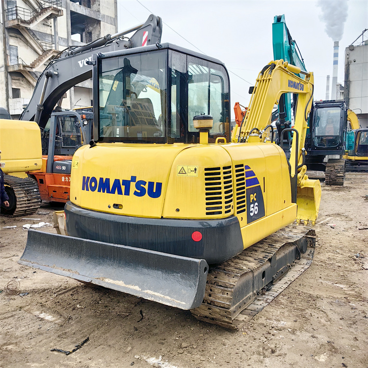Affordable KOMATSU PC56 Excavator with Low Working Hours and Crawler Chain Movement