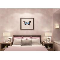 Buy cheap Pink Color Vinyl Rustic Floral Wallpaper with Soundproof for Home Decorating product