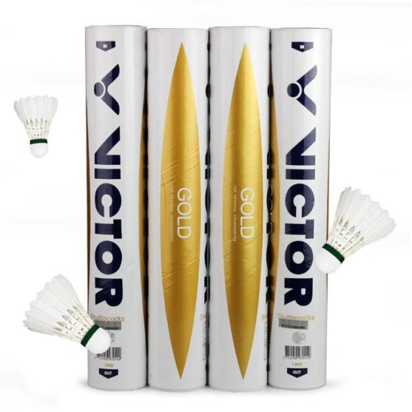 Buy cheap wholesale!one box/12pecs New Victor Champion Gold No.1 Competition Shuttlecocks from wholesalers
