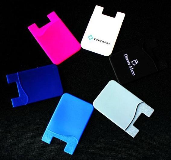 Buy cheap silicone smart card wallet 3m sticky, silicone cell phone holder, place card holder from wholesalers