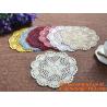 Buy cheap Household Handmade Flower Crochet Doilies, Round Cup Mat Pad, Coaster Placemats, doily from wholesalers