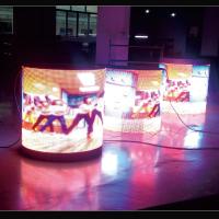 Buy cheap Advertising Cylindrical Flexible LED Display Screen Shopping Mall Led Display product
