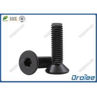 Buy cheap A2/A4/304/316 Stainless Steel Black Oxide Flat Head Socket Cap Screw product