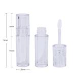 Transparent Silicone Brush Head Plastic Lip Glaze Tube 4.5ml
