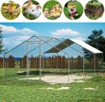 Chicken Cage 20x13 FT Walk in Coop for Poultry Dog Rabbit Hen Cage Pen Metal