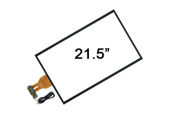 Buy cheap 21.5 Inch PCAP Multi Touch Overlay Bonded With 3mm Cover Glass from wholesalers