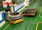Rubber Wheels Battery Powered Carts Industrial , Self Driven Motorised Trolleys