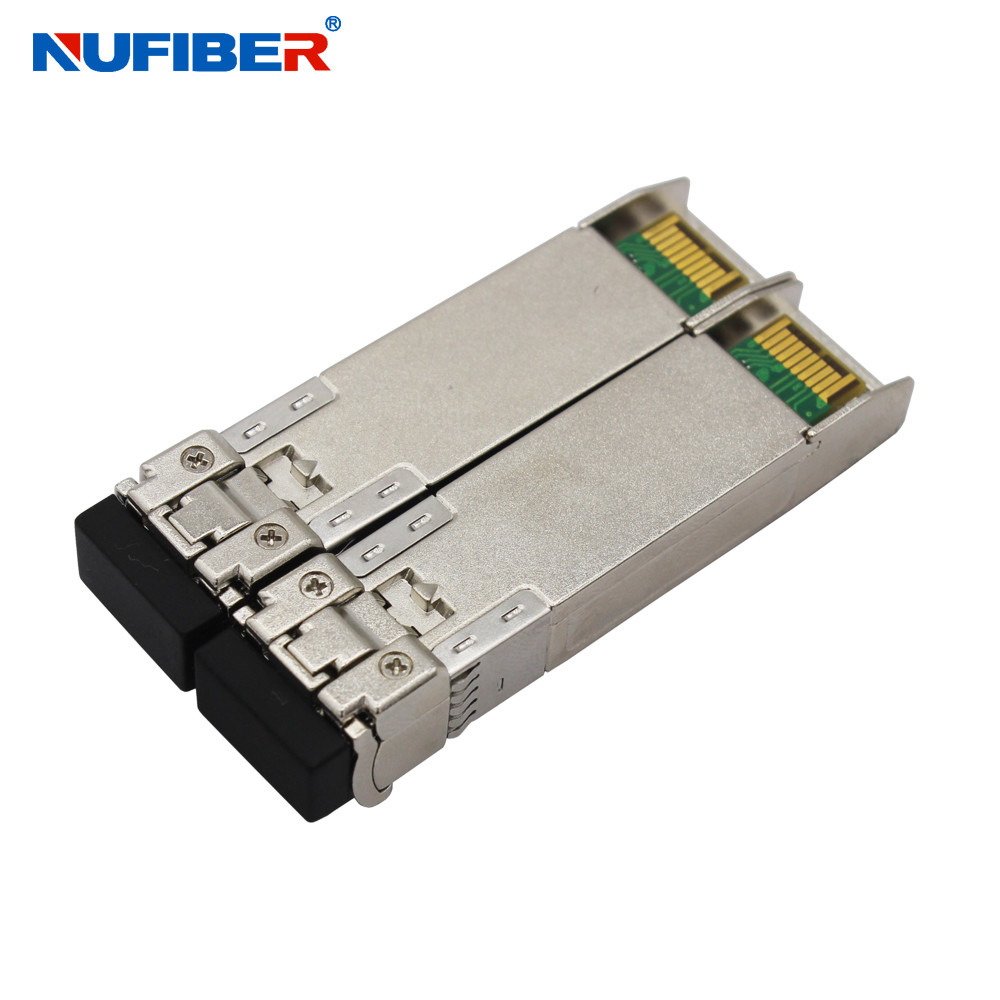 40km WDM 10G SFP+ Transceiver 1270nm 1330nm Simplex LC Support DOM